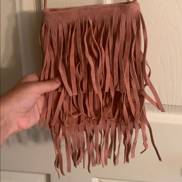 dusty rose crossbody purse - Picture 3 of 4